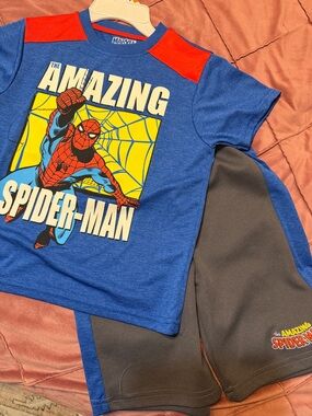 Marvel Spider-Man Blue and Red Kids Matching Set